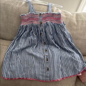 Cat & Jack Blue and Pink Casual Dress